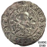 1352-1396 AD Bulgaria Silver Grosh CLOSELY UNCIRCULATED