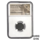 Romano Gallic Postumus, AD 260-269 BI DBL Denarius NGC VF