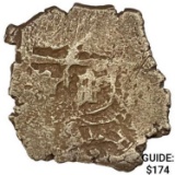 1500-1600s Spanish Empire Silver 1 Reales Cob NEARLY UNCIRCULATED