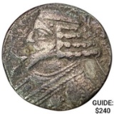 247 BC-224 AD Parthian Silver Tetradrachm NEARLY UNCIRCULATED