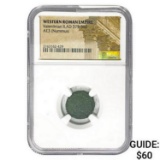 West Roman Valentinian II, AD 375-392 AE3 Nummus NGC