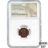 Roman Licinius I AD 308-324 BI Reduced Nummus NGC
