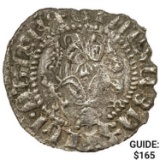 1198-1219 Armenia Crusades Silver Tram Levon I UNCIRCULATED