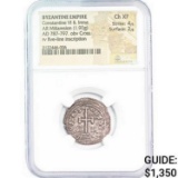 Byzantine Consantine VI/Irene Silver Miliaresion NGC Ch XF