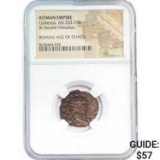 Roman Gallenus, AD 253-268 BI Double-Denarius NGC
