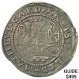 1525 Austrian Salzburg Silver 10 Kreuzer NEARLY UNCIRCULATED