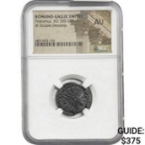 Romano-Gallic Postumus, AD 260-269 BI Dbl-Denarius NGC AU