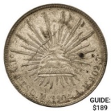 1904Mo AM Mexico Silver Peso CHOICE AU