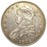 1821 Capped Bust Half Dollar XF