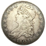 1808 Capped Bust Half Dollar Fine