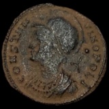 330 AD Roman Constantine I Bronze Follis NEARLY UNCIRCULATED