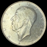 1938 Sweden Silver 2 Kronor UNCIRCULATED