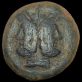 211 BC Roman Bronze Dupondius NEARLY UNCIRCULATED