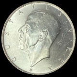 1938 Sweden Silver 2 Kronor UNCIRCULATED