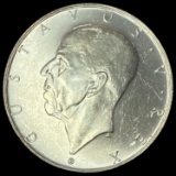 1938 Sweden Silver 2 Kronor UNCIRCULATED