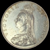 1887 Great Britian Silver Florin KM 762 CHOICE AU