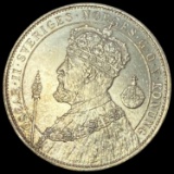 1897 Sweden Silver 2 Kronor UNCIRCULATED