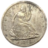 1866-S Seated Liberty Half Dollar HIGH GRADE