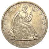 1846-O Seated Liberty Half Dollar XF
