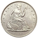 1856-O Seated Liberty Half Dollar AU+