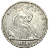 1882 Seated Liberty Half Dollar AU