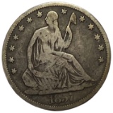1857-S Seated Liberty Half Dollar Avg Circ