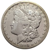 1893-CC Morgan Silver Dollar Fine