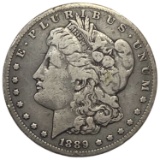 1889-CC Morgan Silver Dollar Fine
