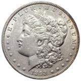 1893 Morgan Silver Dollar AU+