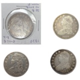 1820-1836 Capped Bust Half Dollar Lot [4 Coins]