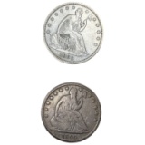 [2] 1866-S Seated Liberty Half Dollar HIGH GRADE