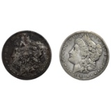 1890-CC, 1892-CC KEY Date Morgan Silver Dollar [2 Coins]