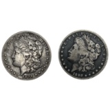 1891-CC, 1892-CC KEY Date Morgan Silver Dollar [2 Coins]