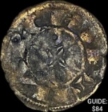 [1170-1245] France Crusades Silver Denier NEARLY UNCIRCULATED