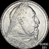 1932 Sweden Gustaf II Silver 2 Kronor UNCIRCULATED