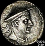 [185-170] BC Bactria Antimachus Obol NEARLY UNCIRCULATED