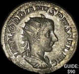240 AD Roman Gordian III Silver Antoninianus CLOSELY UNCIRCULATED