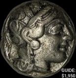 [440-404] BC Attica Athens Silver Owl Tetradrachm NEARLY UNCIRCULATED