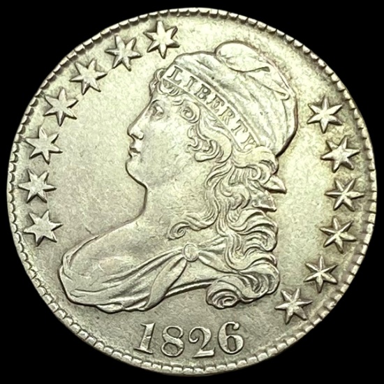 1826 Capped Bust Half Dollar UNCIRCULATED