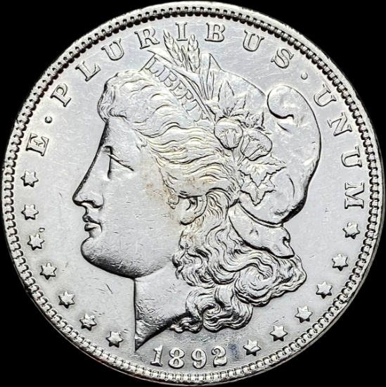 1892 Morgan Silver Dollar CLOSELY  UNCIRCULATED