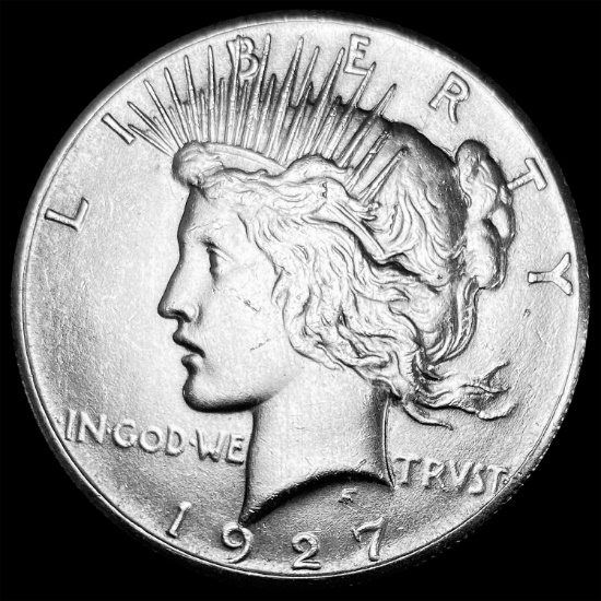 1927 Peace Silver Dollar CHOICE AU