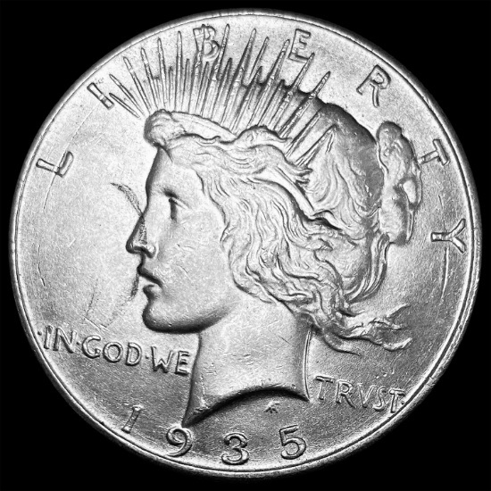1935 Silver Peace Dollar UNCIRCULATED