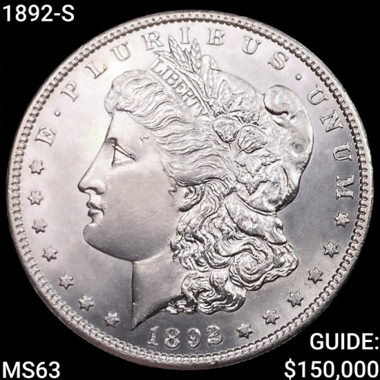 1892-S Morgan Silver Dollar CHOICE BU