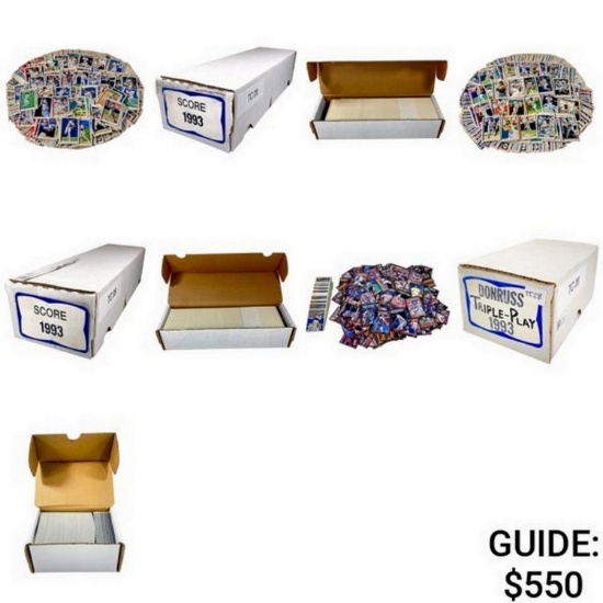 1993 Donruss Triple-Play/Score [1584 w/ vs cards]