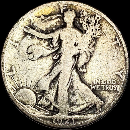 1921-S Walking Liberty Half Dollar NICELY  CIRCULATED