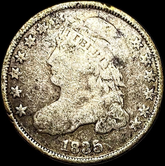 1835 Capped Bust Dime Love Token HIGH GRADE