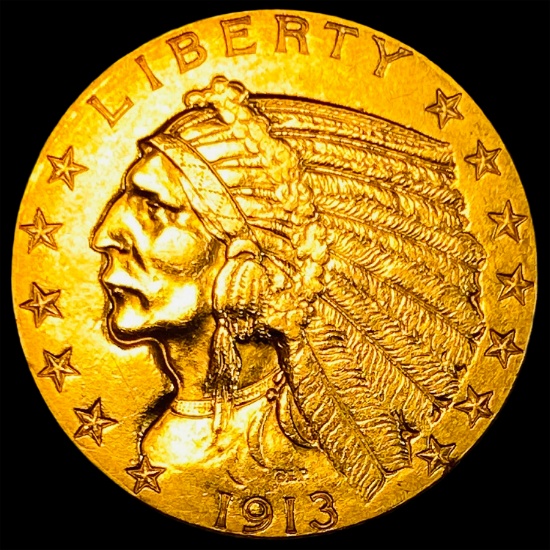 1913-S Gold $5 Half Eagle HIGH GRADE