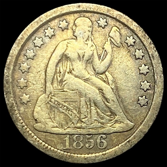 1856 Seated Liberty Dime LIGHTLY CIRCULATED
