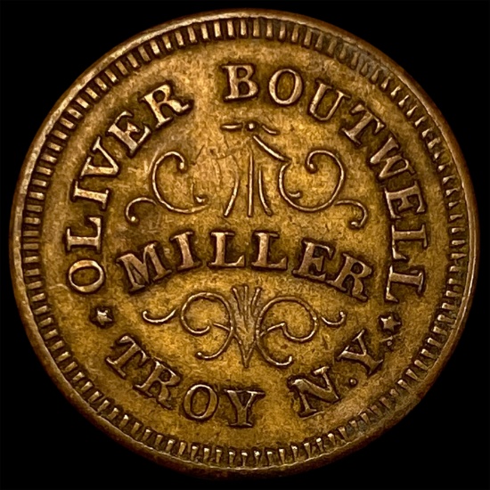 1863 Civil War Tooken-Oliver Boutwell Miller NEARLY UNCIRCULATED
