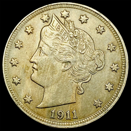 1911 Liberty Head Nickel CLOSELY UNCIRCULATED